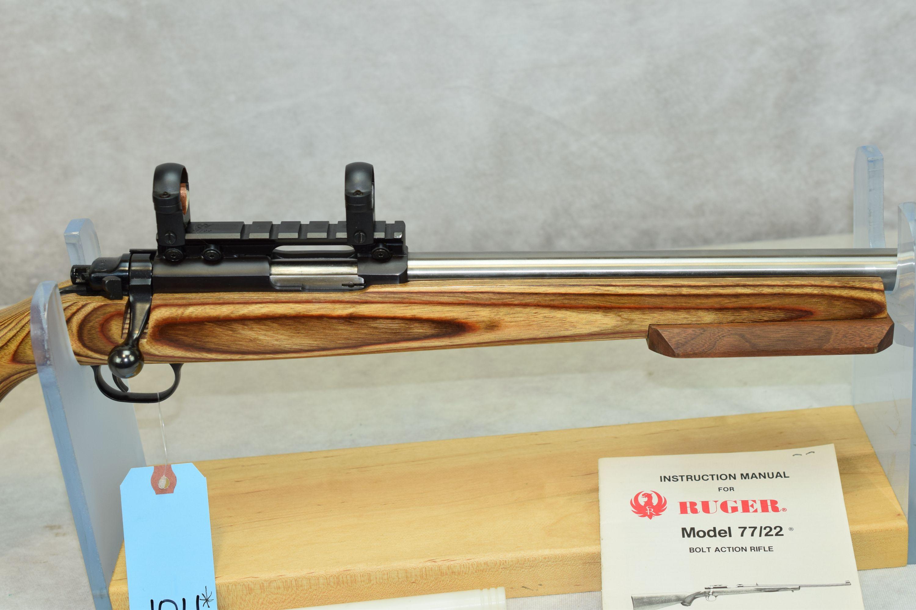 Ruger  Mod 77/22  Cal .22 LR  Lilja Stainless Heavy Barrel