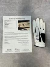 Jack Nicklaus signed golf glove, full letter, JSA