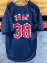 Stephen Kwan, signed Cleveland jersey, JSA