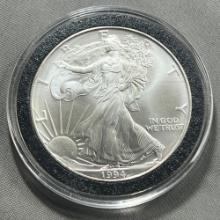 1994 US Silver Eagle, .999 fine silver, UNC
