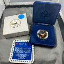 1987 Proof Canada Loonie in Canada Mint presentation box