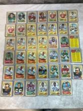 (41) 1970 Topps Football Cards w/ hall of famers