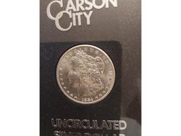 1884CC MORGAN DOLLAR IN GSA HOLDER BU