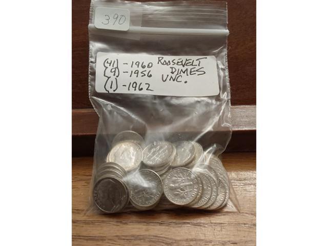 LOT OF 51 SILVER ROOSEVELT DIMES