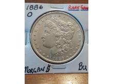 1886O MORGAN DOLLAR BU SCARCE GRADE