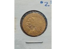 1914D $2.50 INDIAN HEAD GOLD PIECE BU