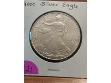 2000 SILVER EAGLE BU