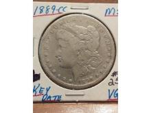 1889CC MORGAN DOLLAR VG