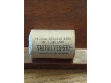 FEDERAL ROLL OF 1964 KENNEDY HALVES BU