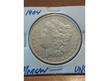 1904 MORGAN DOLLAR UNC BETTER DATE