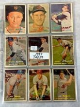 (24) 1957 Topps Baseball Middle Series - Tough Series !