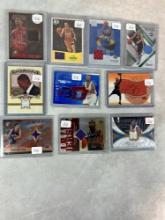 (10) Basketball Jersey and Signed Cards - Nash, Bosh, Olajuwon, Stockton