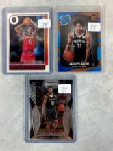 (3) Current Cavalier Rookie cards - Allen, Mobley, Garland