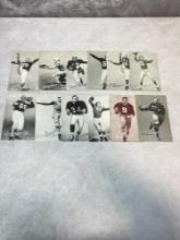 Scarce Lot of 12 1948-49 Football Exhibit Cards