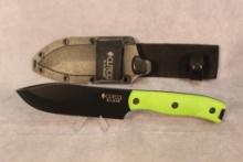 CUTCO MOD. 5726 NEON GREEN KABAR WITH KYDEX SHEATH