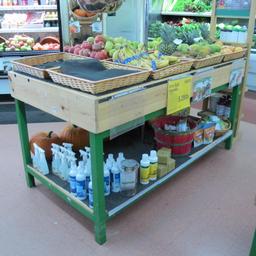 dry produce table