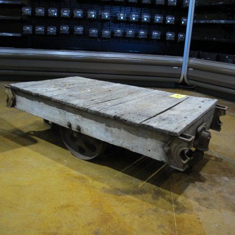 antique mining cart