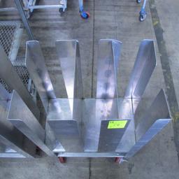 aluminum tray/container carts