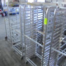 aluminum oven racks, side load, new