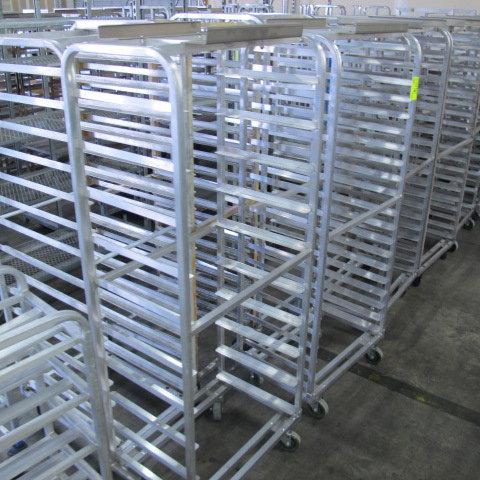 aluminum oven racks, side load, new