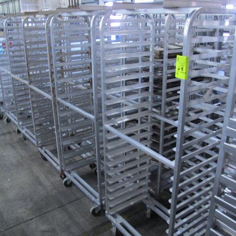 aluminum oven racks, side load, new