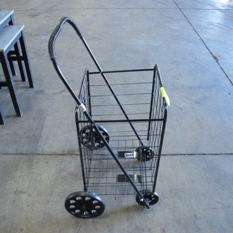 folding 4-wheel shopper's cart, new