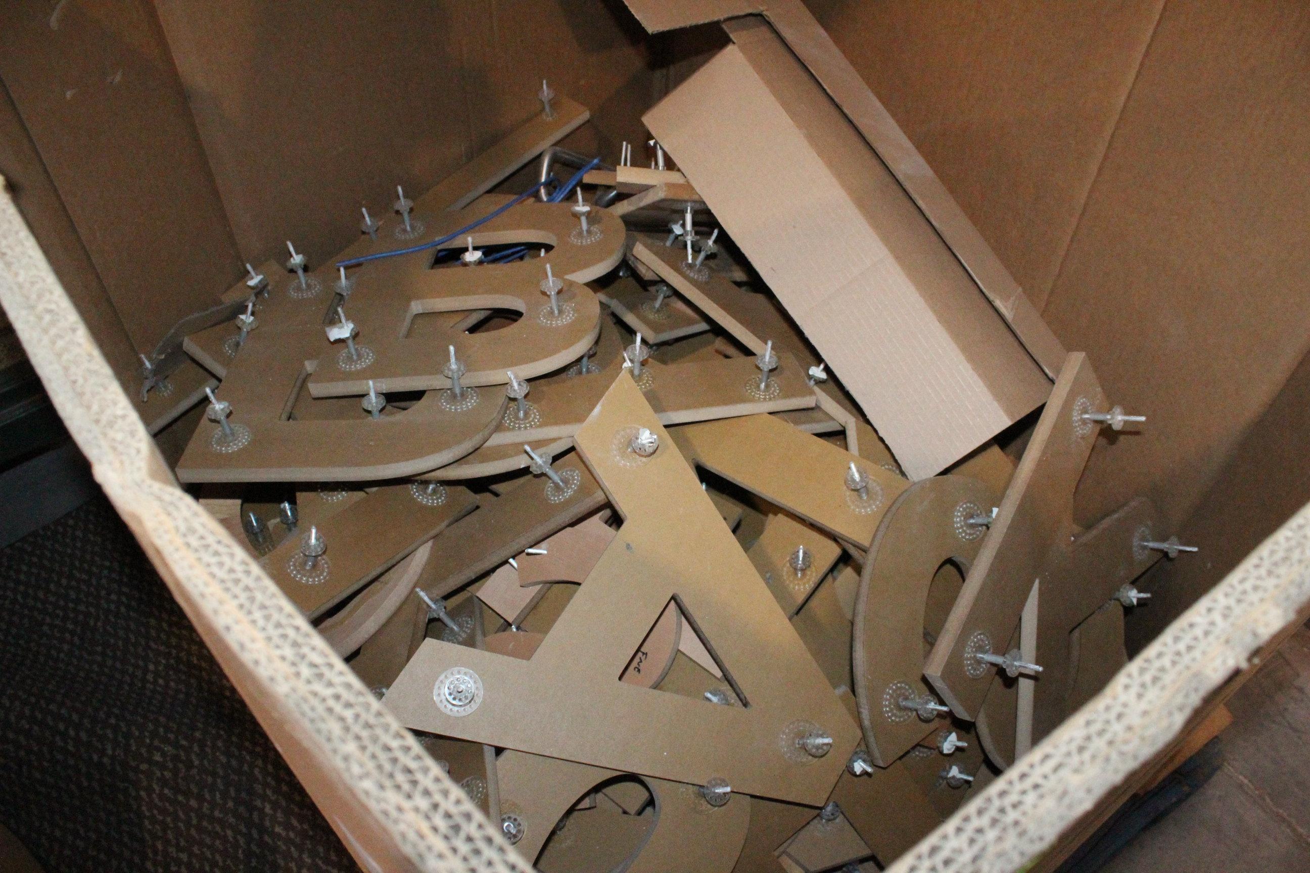 Box Of Decorative Letters