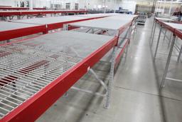 Pallet Racking. 6 Sections, 102" Beams, 60x40" Uprights