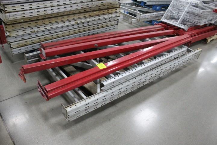 Pallet Rack Beams And Uprights. Uprights 96x44" And 60x40", Beams 90"