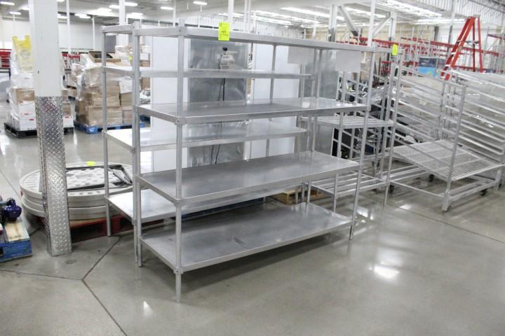 Aluminum Racks. 72x24x68"