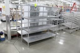 Aluminum Racks. 72x24x68"