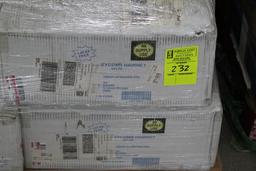 Pallet Of Food Service Items. Hairnets, Foam Cups, More