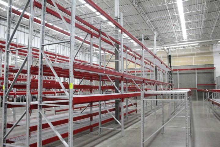 Pallet Racking. 7 Sections, 108" Beams, 14'x36" Uprights