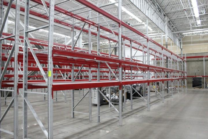 Pallet Racking. 7 Sections, 108" Beams, 14'x36" Uprights