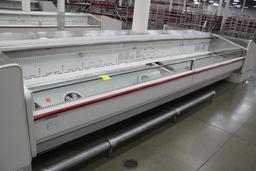 16ft Run Of 2011 Hill Phoenix Single Deck Meat Cases. Remote Cooled, 120 Volt, R22 - Model #  OM8 -