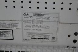 2011 Hill Phoenix Single Deck Meat Case. Remote Cooled, 120 Volt, R22 - Model # OM8 - Serial  # 1058