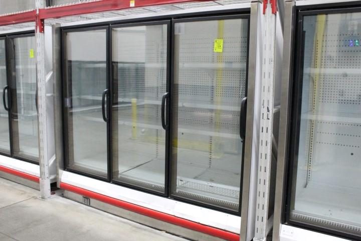 2011 Hussmann Frozen Food Doors. Remote Cooled, 208 Volt Defrost, R22 - Model # RL-3 - Serial  # MY1