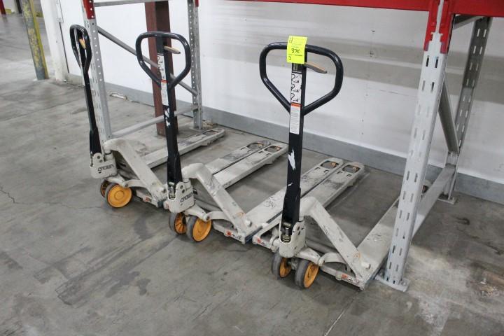 Crown Pallet Jacks. 5500lb Capacity