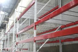 Pallet Racking. 6 Sections, 90" And 102" Beams, 14'x44" Uprights