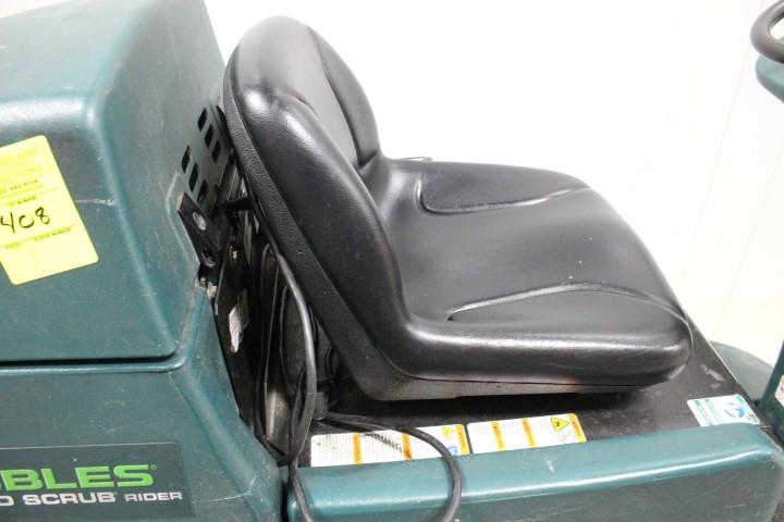 Nobles Floor Scrubber. No MFG Information Found, W/ Key In Working Condition