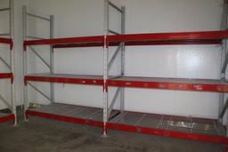 Walk-In Box. 20x16x14', Pallet Racking, Bohn 3 Fan Coil, (2) Pallet Doors