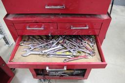 Metal Toolboxes W/ Tools. Both Boxes Full Of Hand Tools, Sockets, Etc.