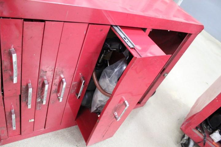 Metal Toolboxes W/ Tools. Both Boxes Full Of Hand Tools, Sockets, Etc.