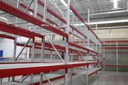 Pallet Racking. 7 Sections, 108" Beams, 14'x36" Uprights