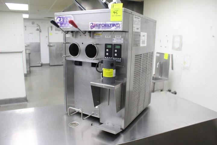 Stoelting Ice Cream Maker. 208-230 Volt, 1 Phase, R404a - Model # SF144-38I - Serial # 3628006H