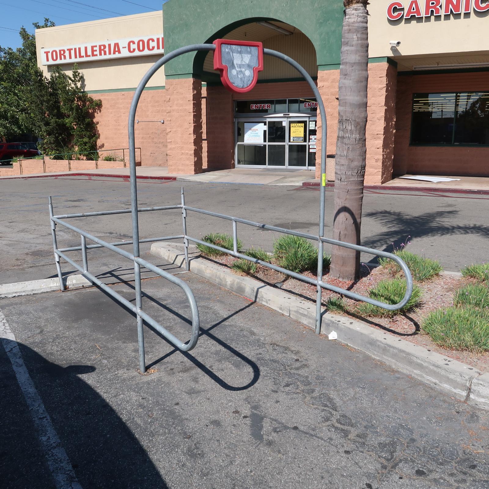 cart corral, double wide