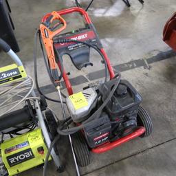 Trot-built gasoline pressure washer