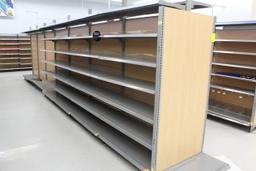 LA Darling Gondola Shelving. 48x16" shelves, 7' uprights.