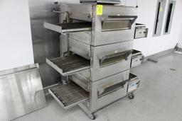 Lincoln 3 Deck Pizza Oven. 208 volt, single phase. - Model # 1132-002-U-1841 - Serial #  10052 10000