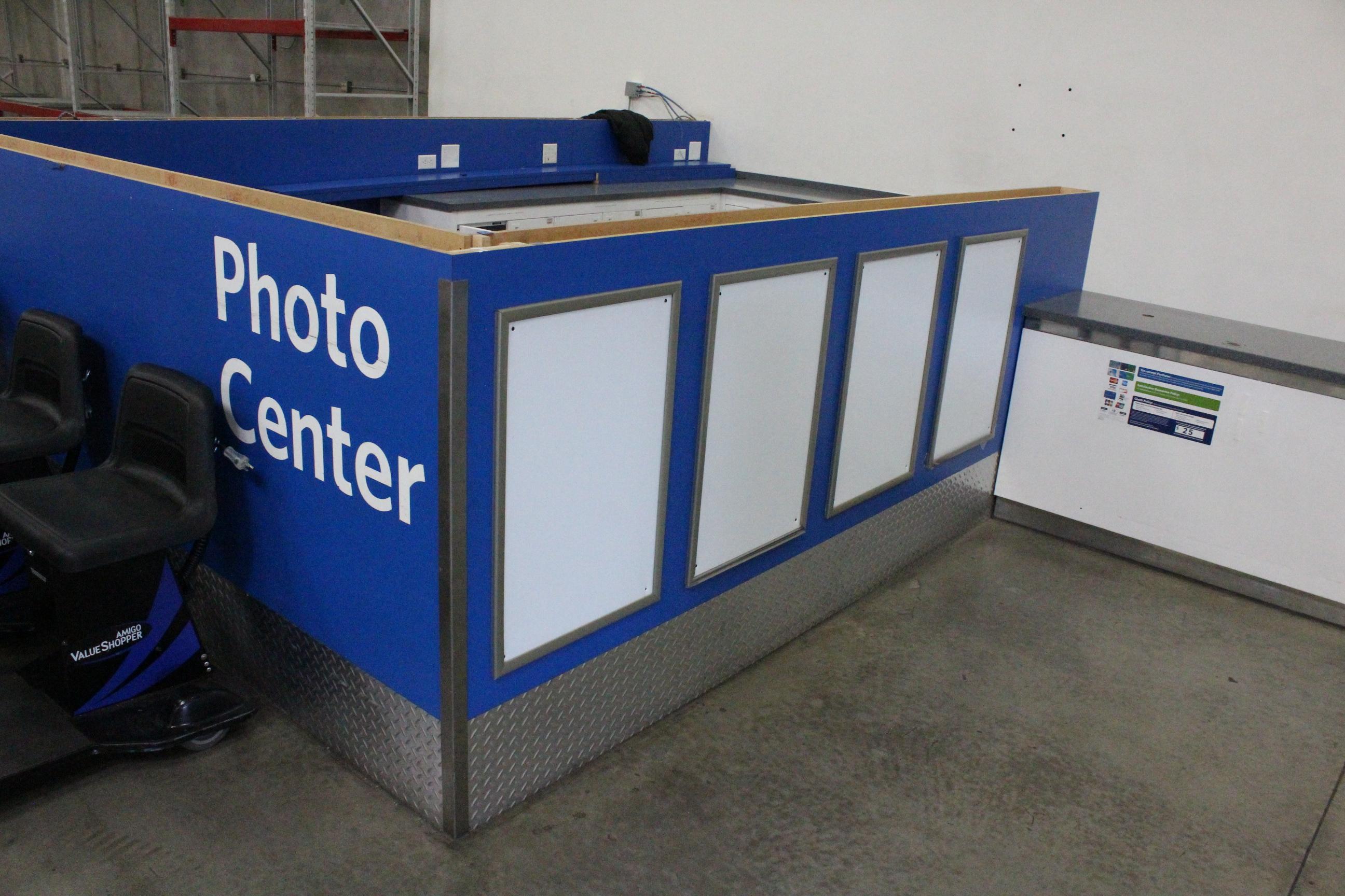 Photo Center Millwork. Cabinets, counters and walls.